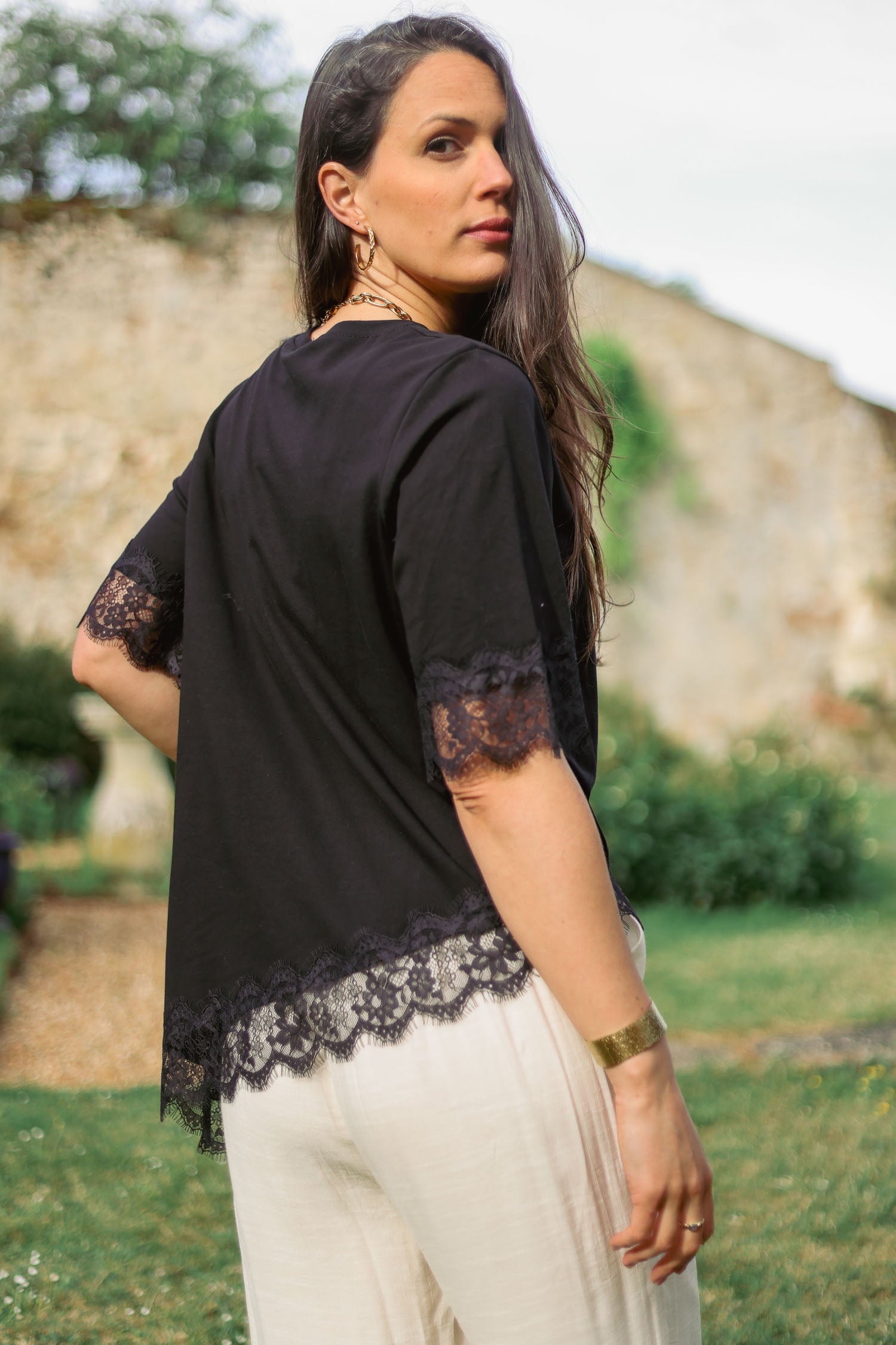 T-shirt asymétrique