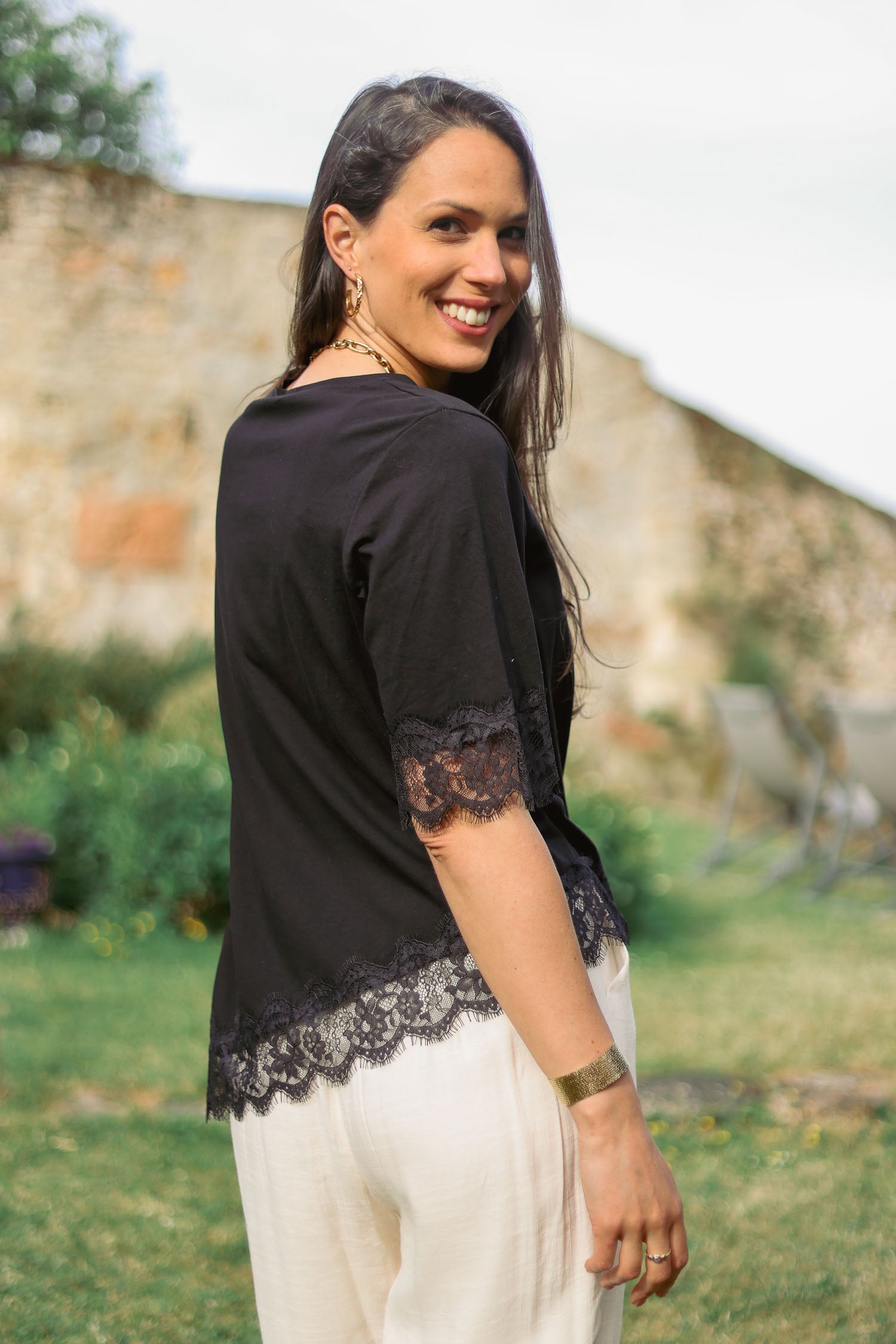 T-shirt asymétrique