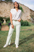 Pantalon frangé