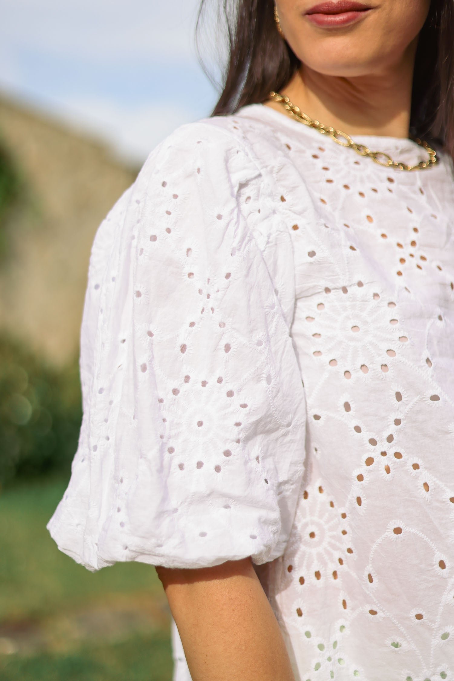 Blouse brodée