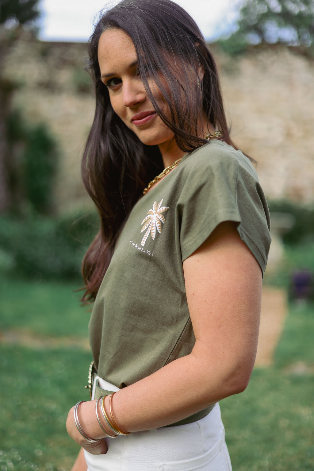 T-shirt palmier