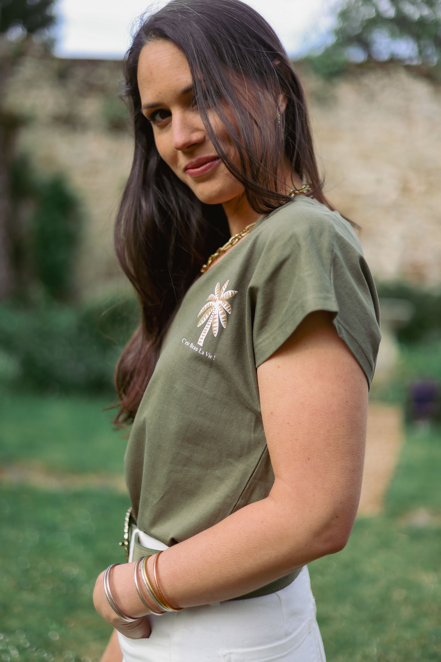 T-shirt palmier