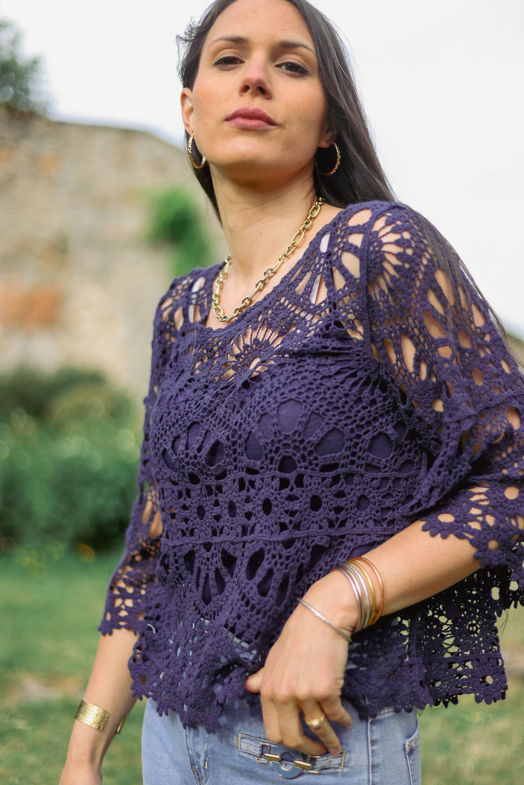 Pull 2 en 1 crochet