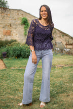 Pull 2 en 1 crochet