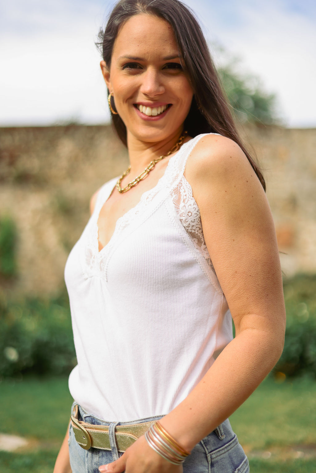 Top dentelle