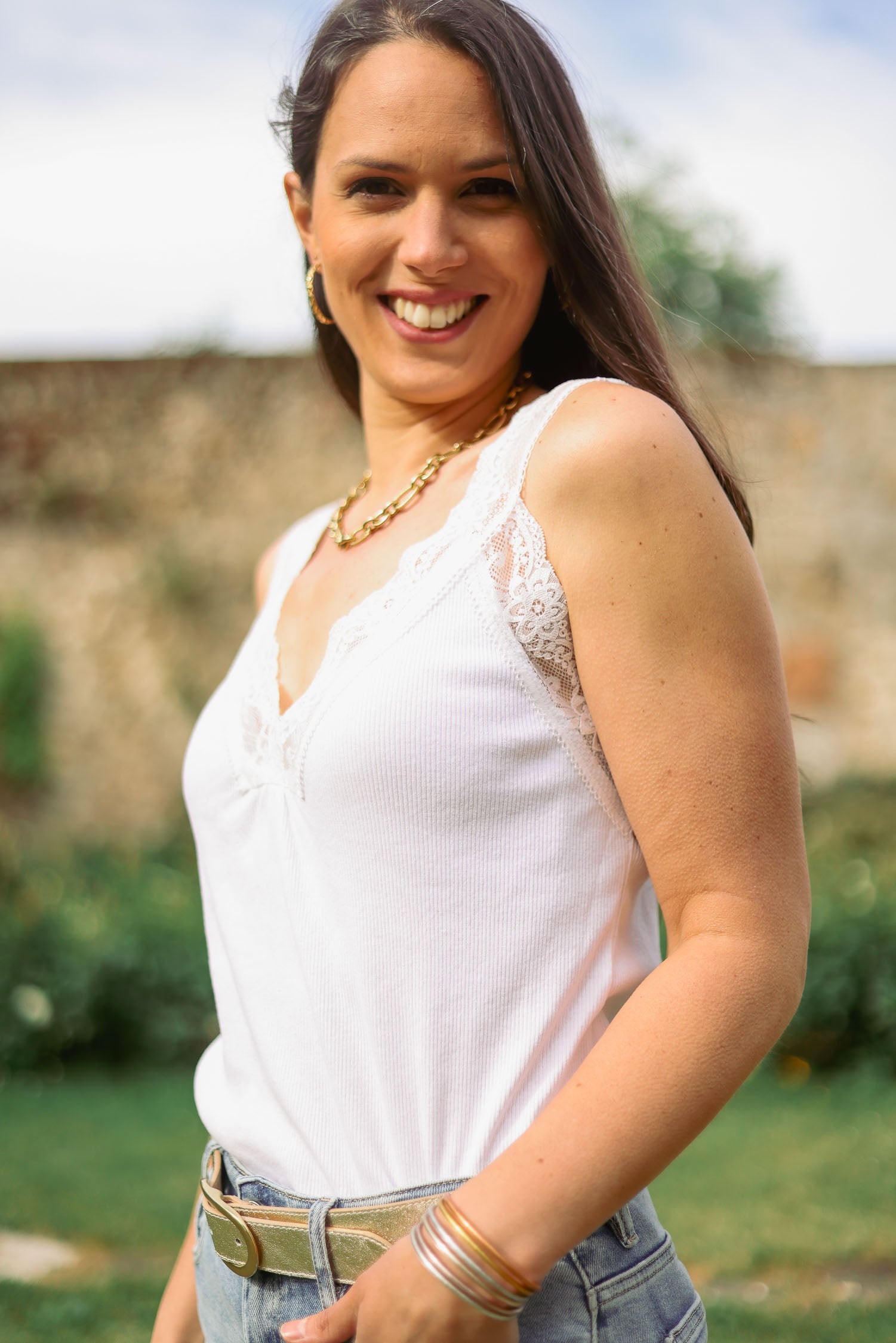 Top dentelle