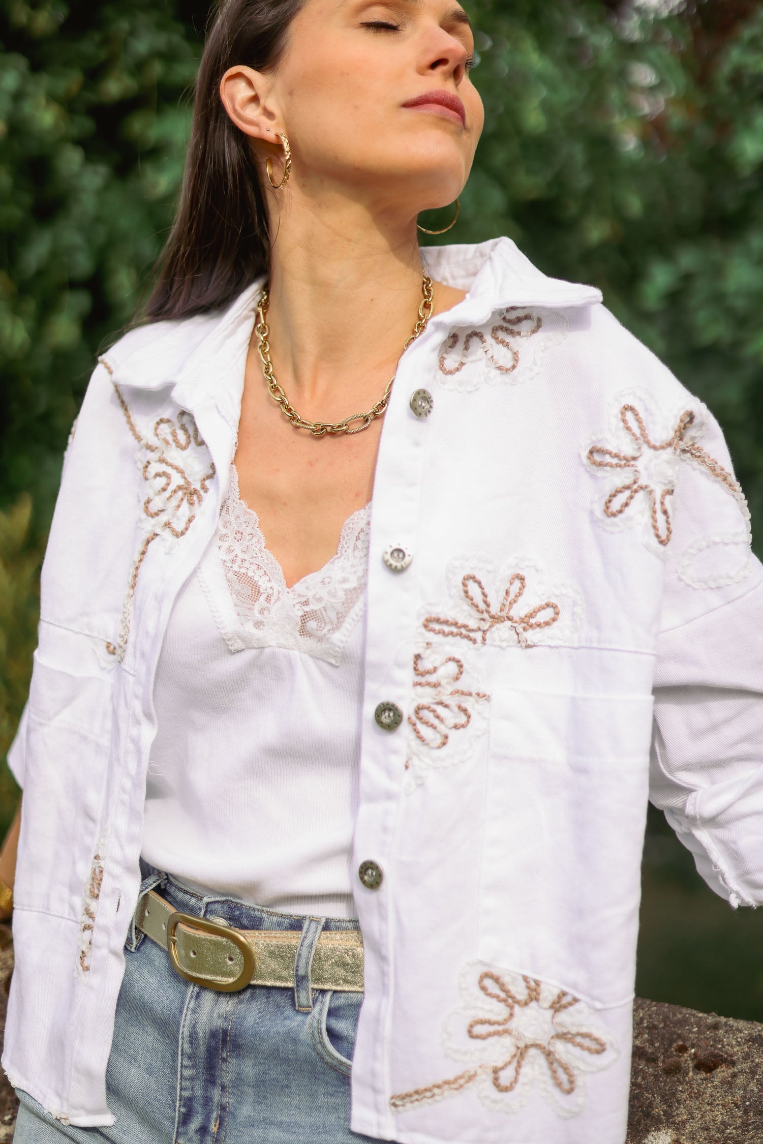 Veste broderie