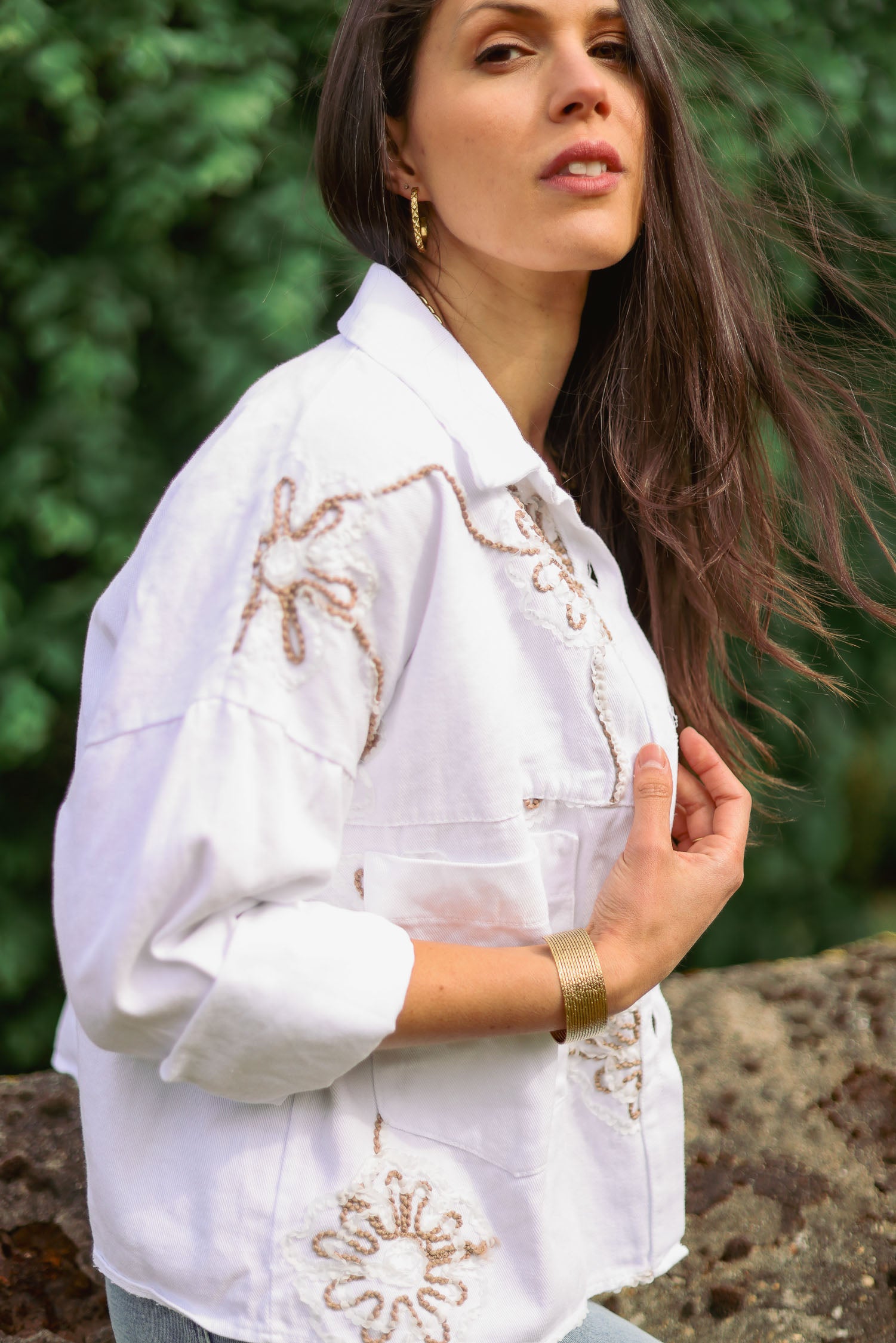 Veste broderie
