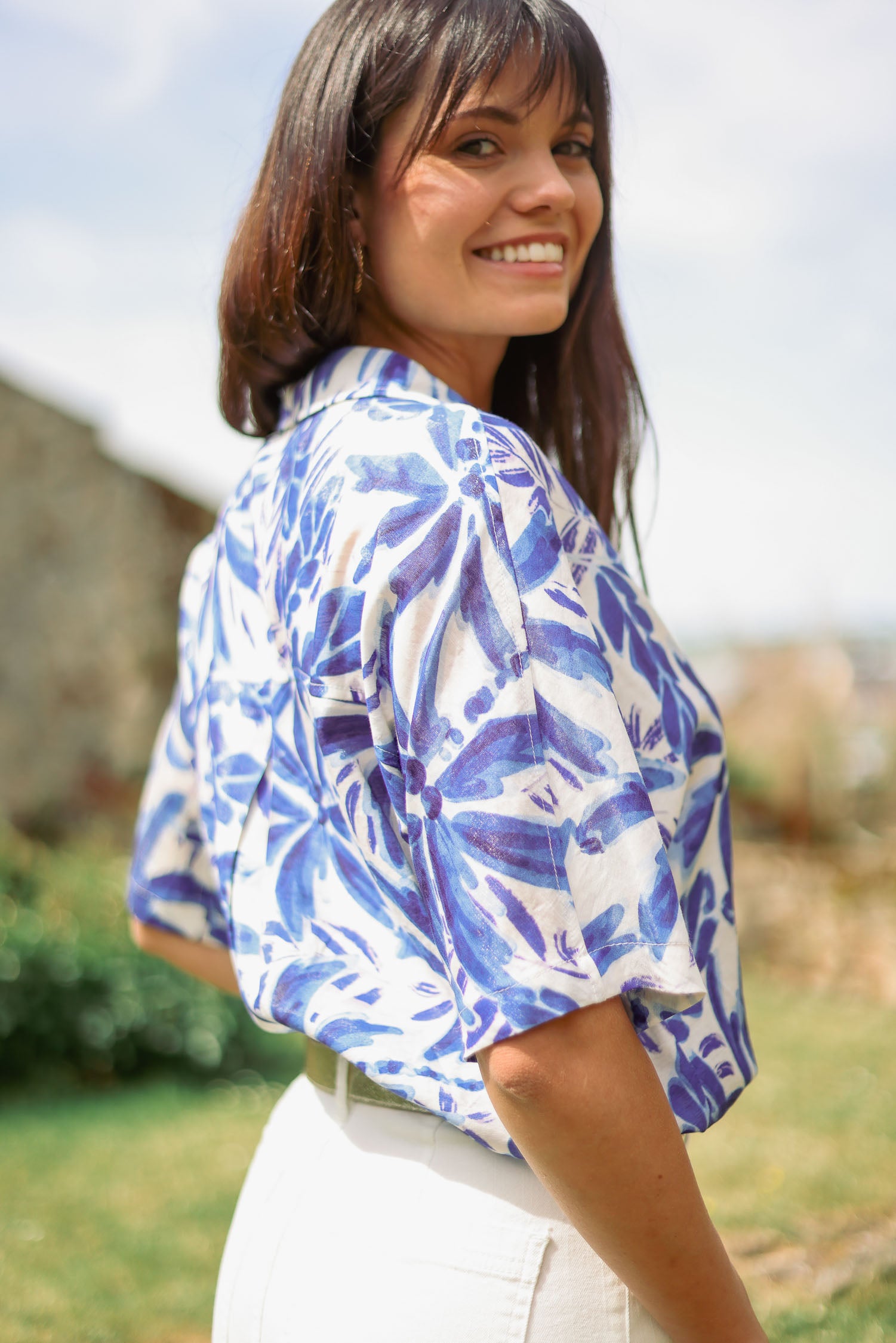 Chemise palmiers