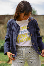 Veste gaze de coton