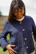Veste gaze de coton