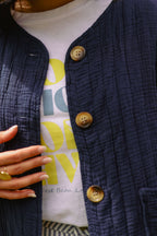 Veste gaze de coton
