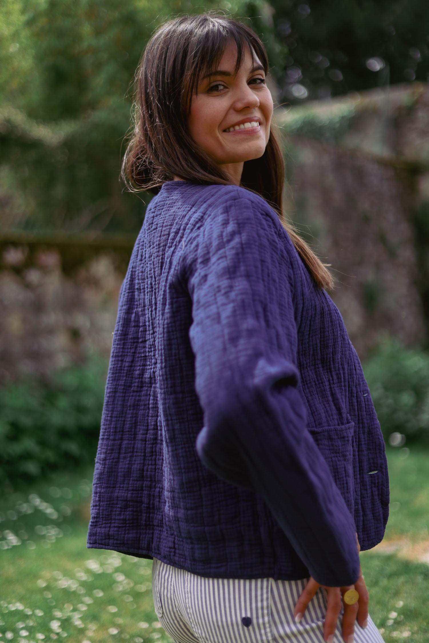 Veste gaze de coton