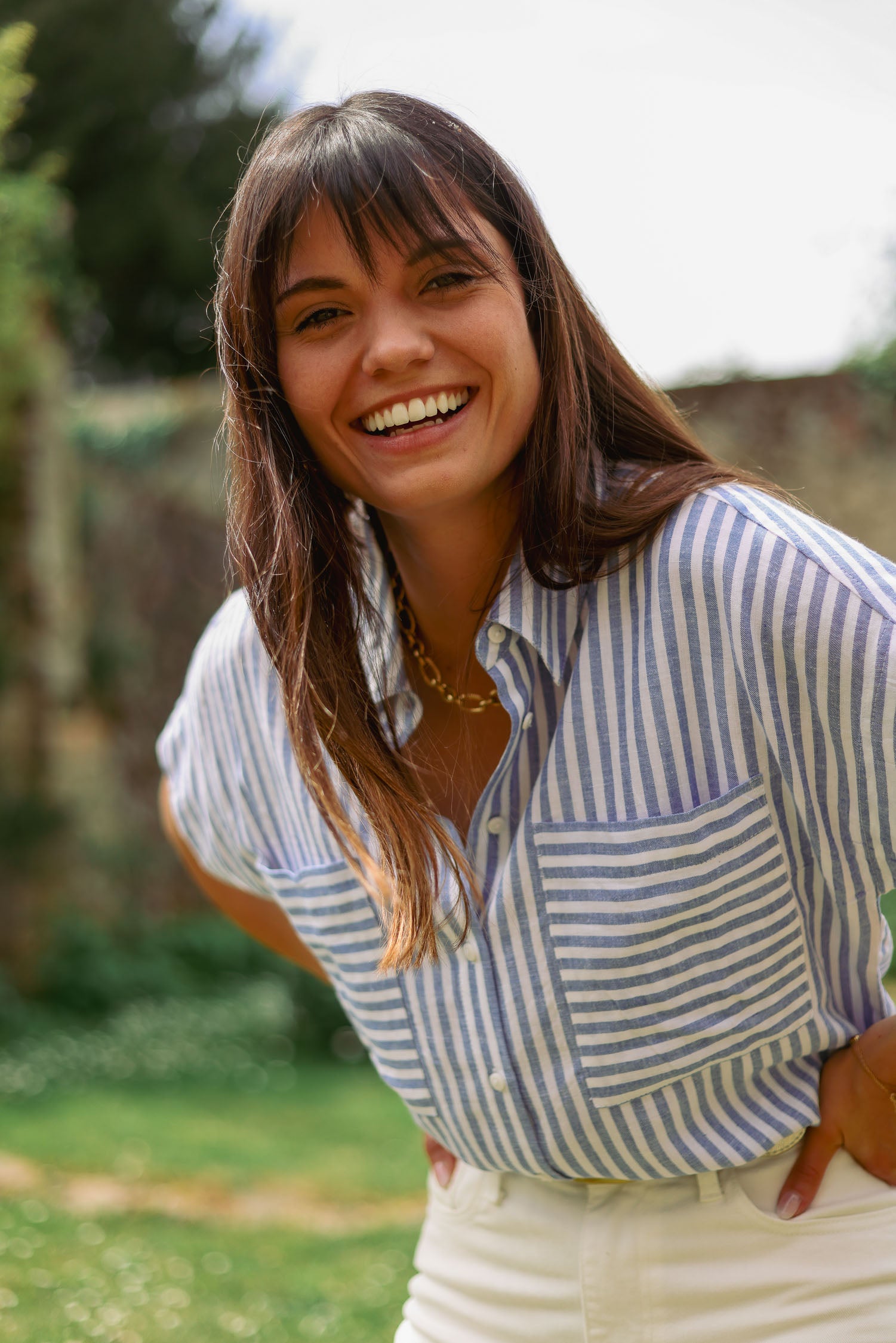 Chemisette rayée