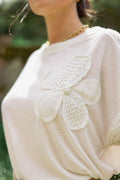 T-shirt fleur bijou