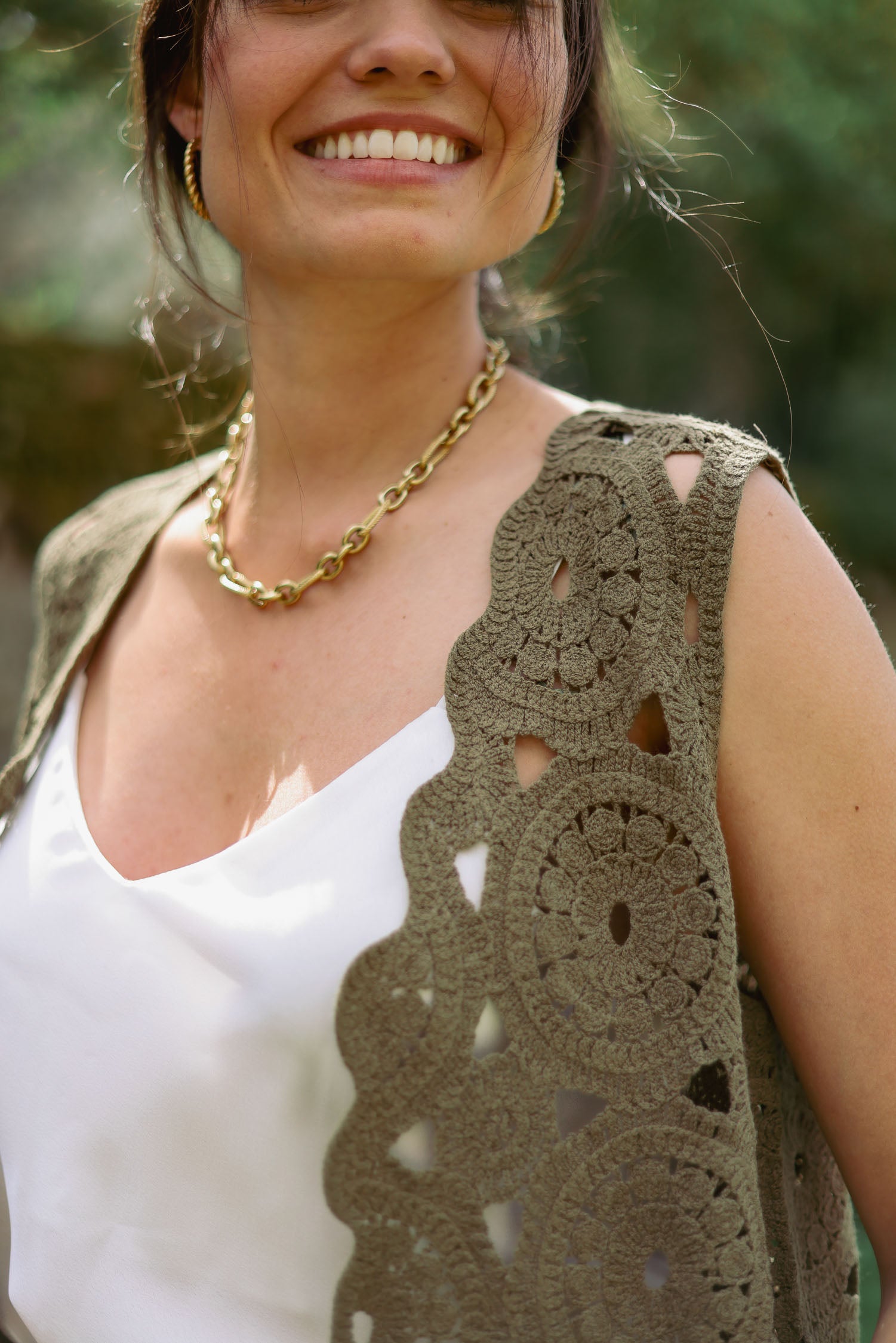 Top effet satin