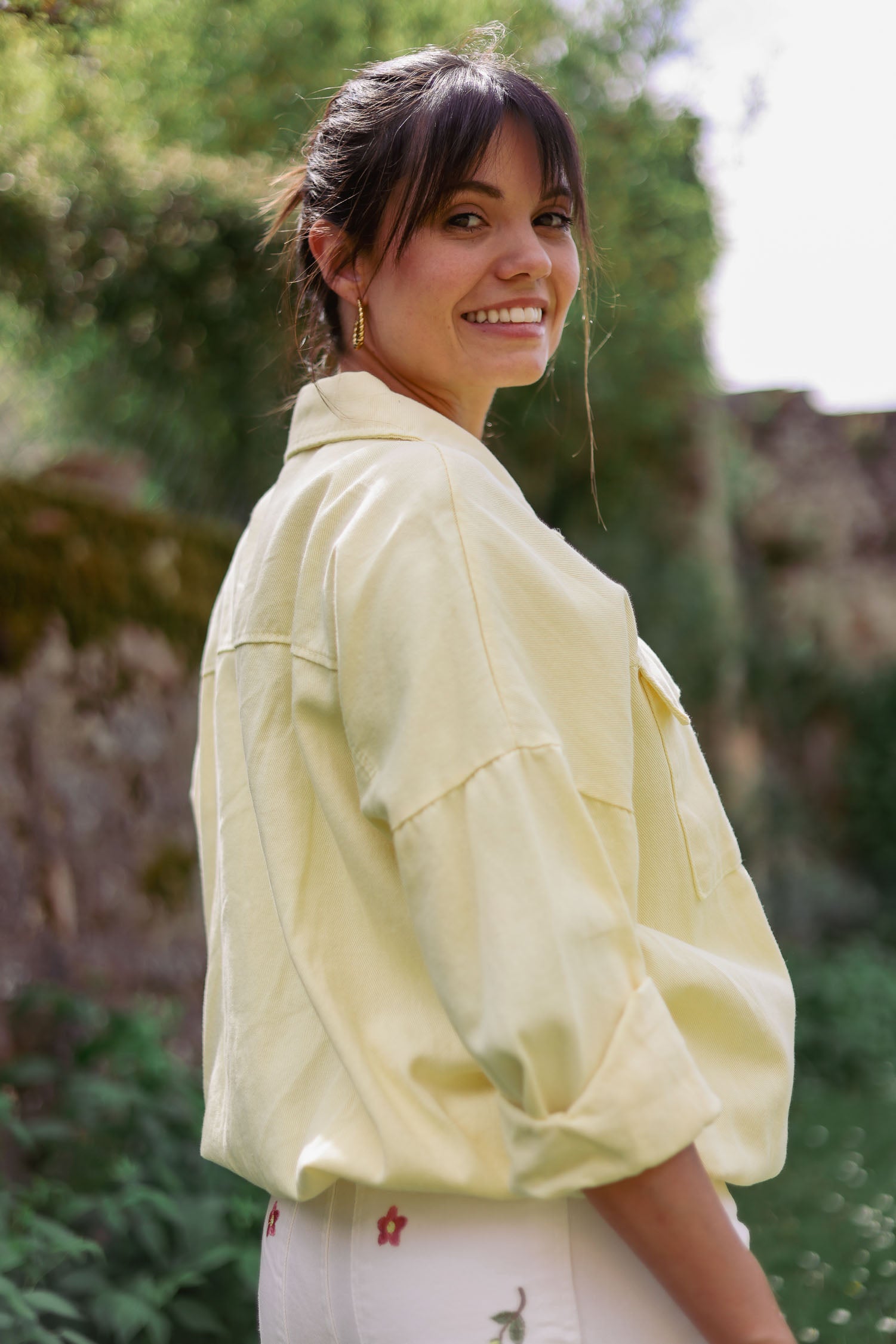 Veste boutons bijoux