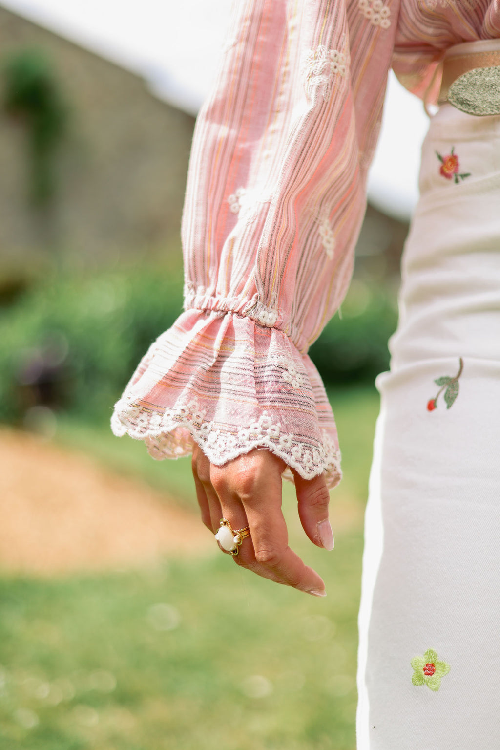 Chemise brodée