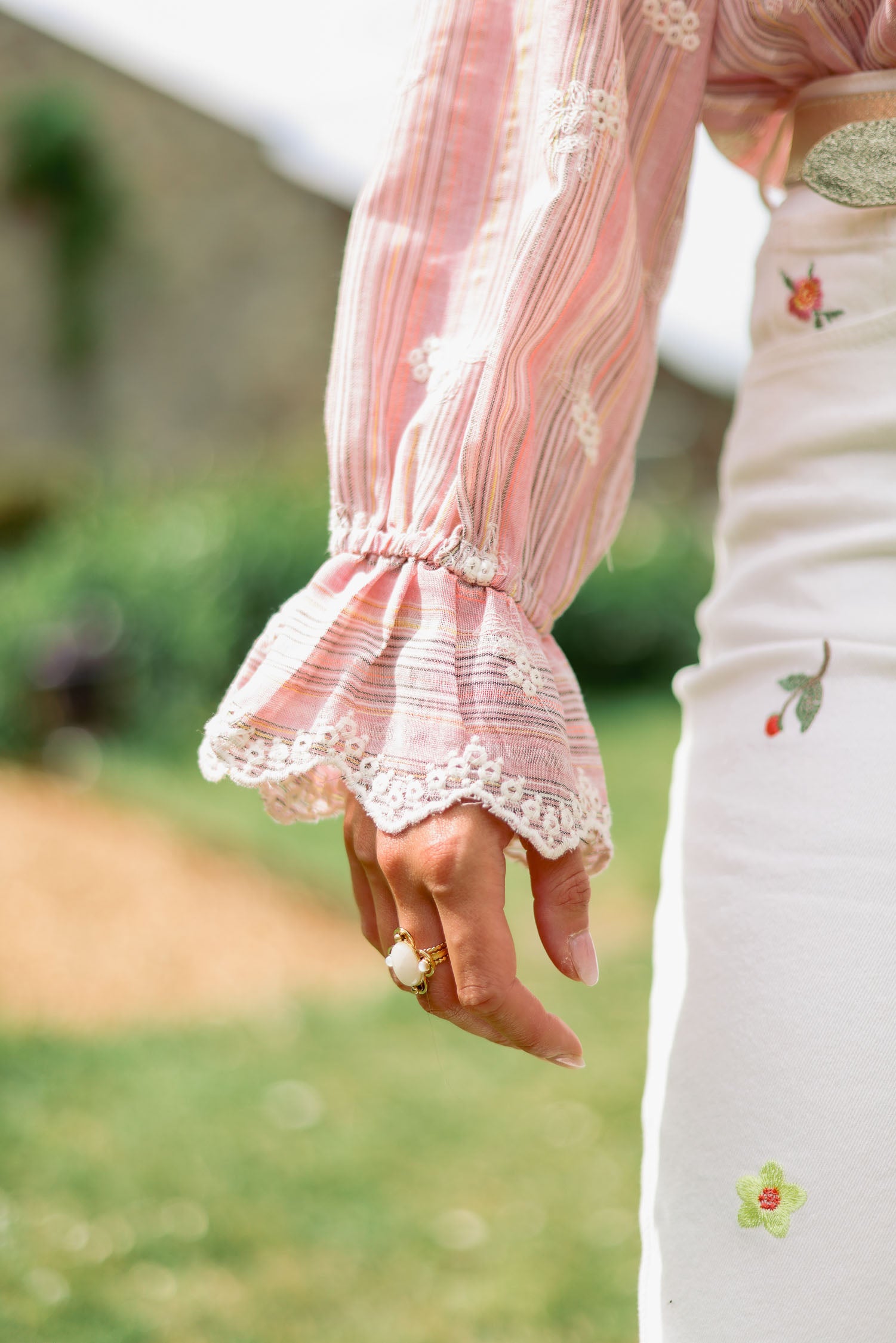 Chemise brodée