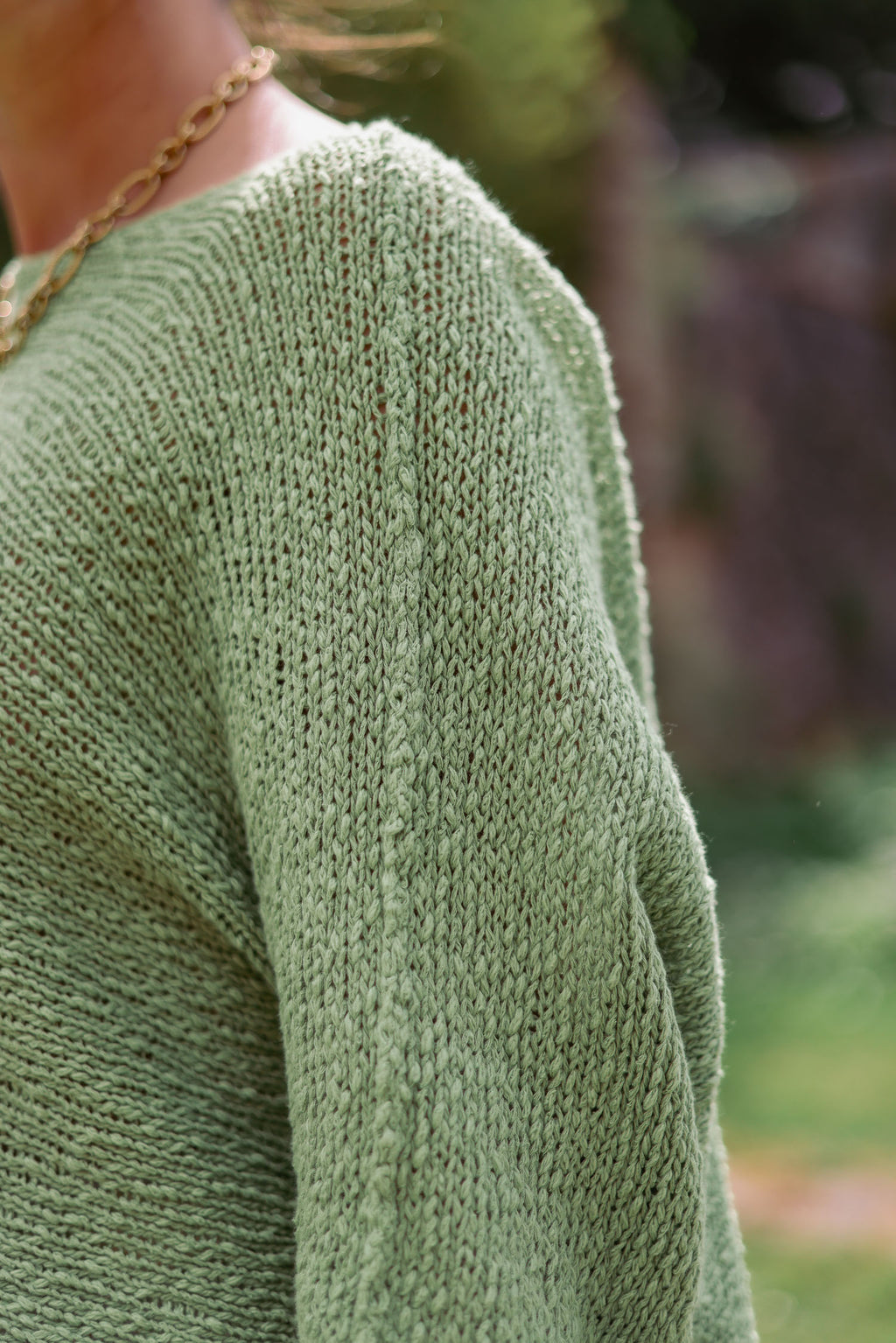 Pull crochet maille été