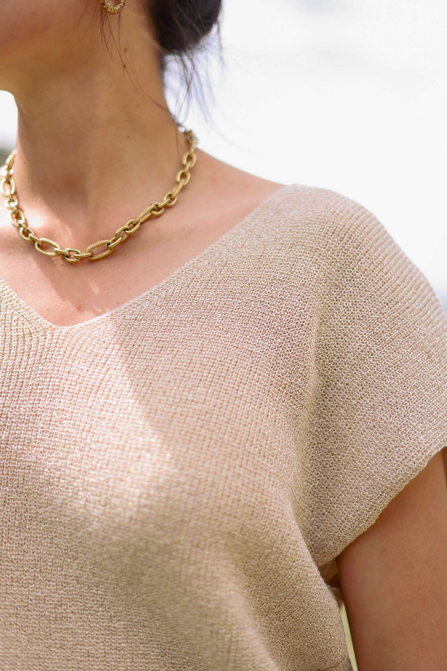 Pull uni lurex