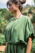 Robe crêpe double effet