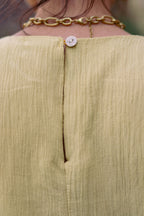 Robe crêpe double effet