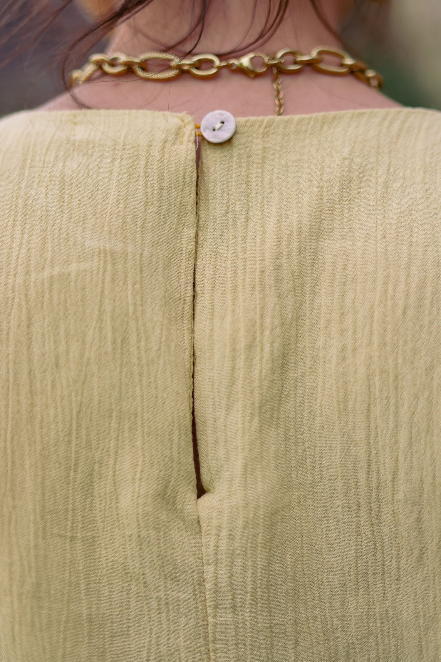 Robe crêpe double effet