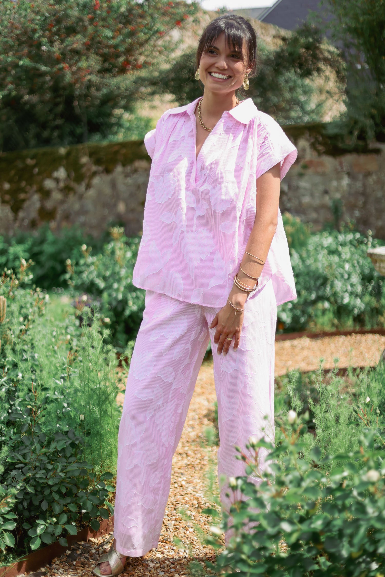 Chemisette jacquard