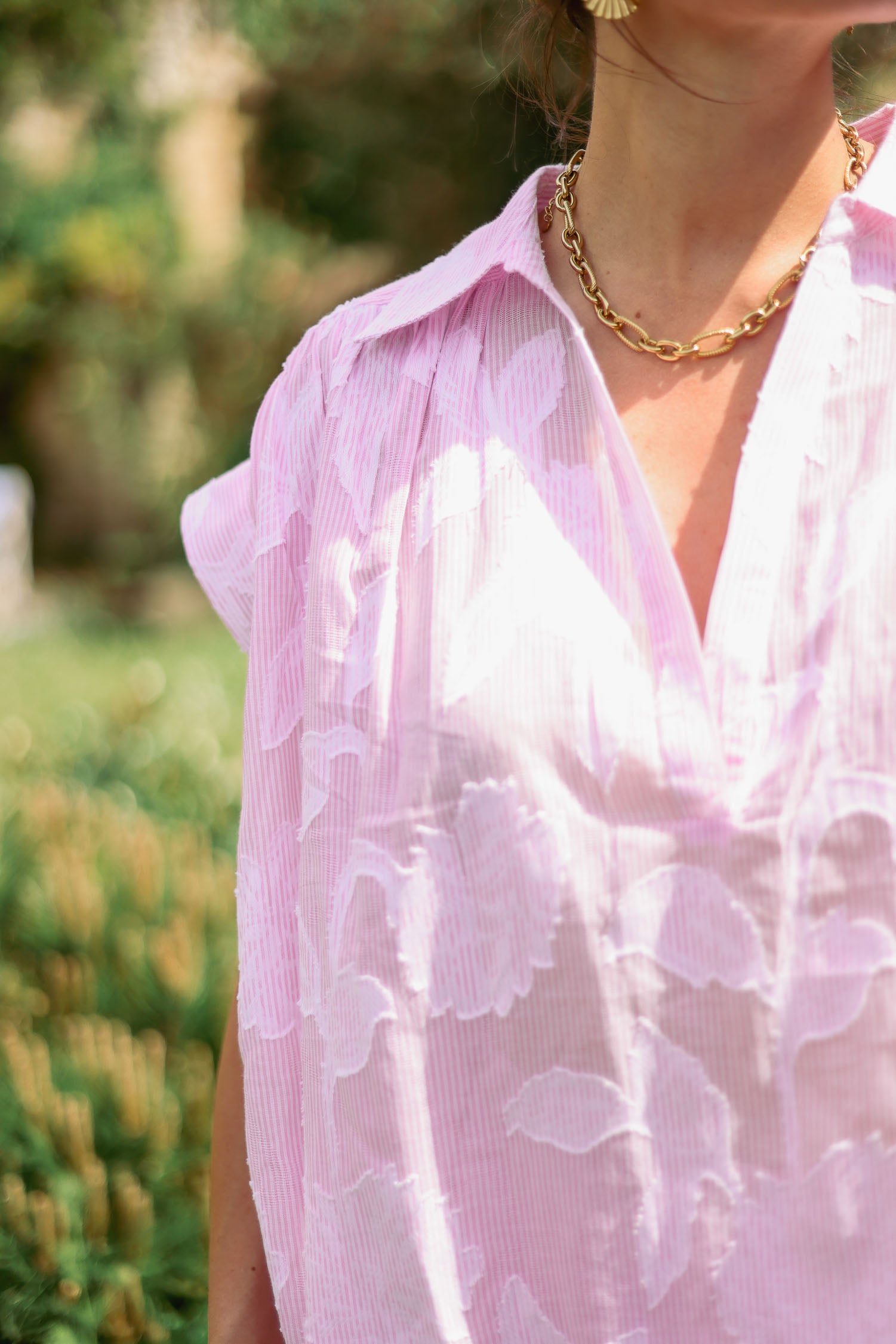 Chemisette jacquard
