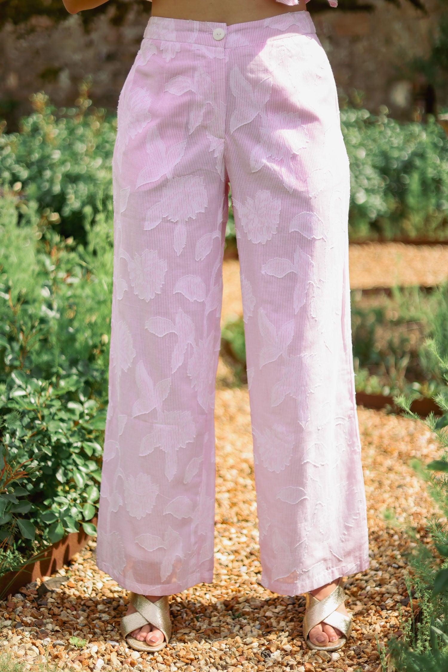 Pantalon jacquard
