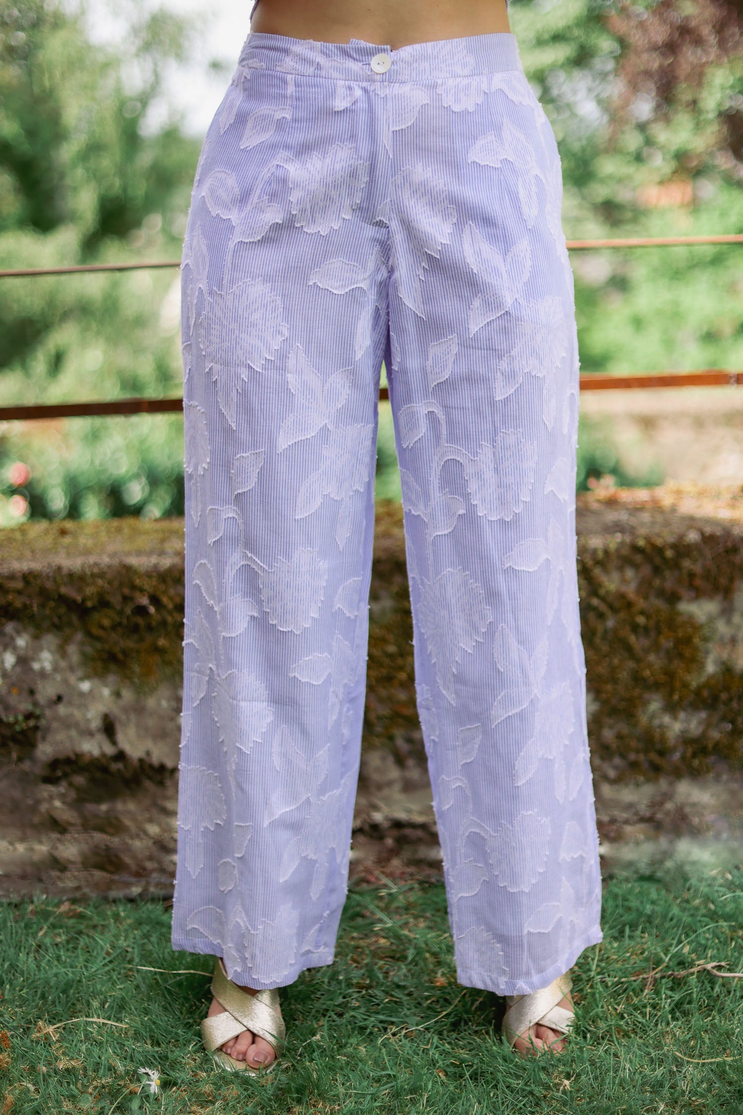 Pantalon jacquard