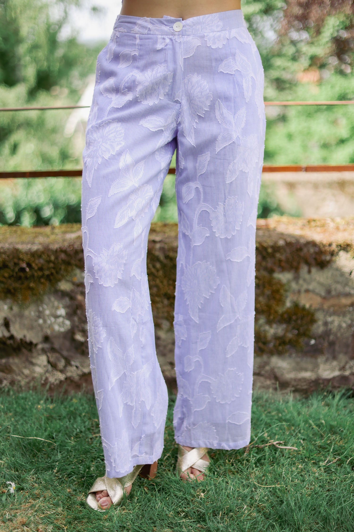 Pantalon jacquard