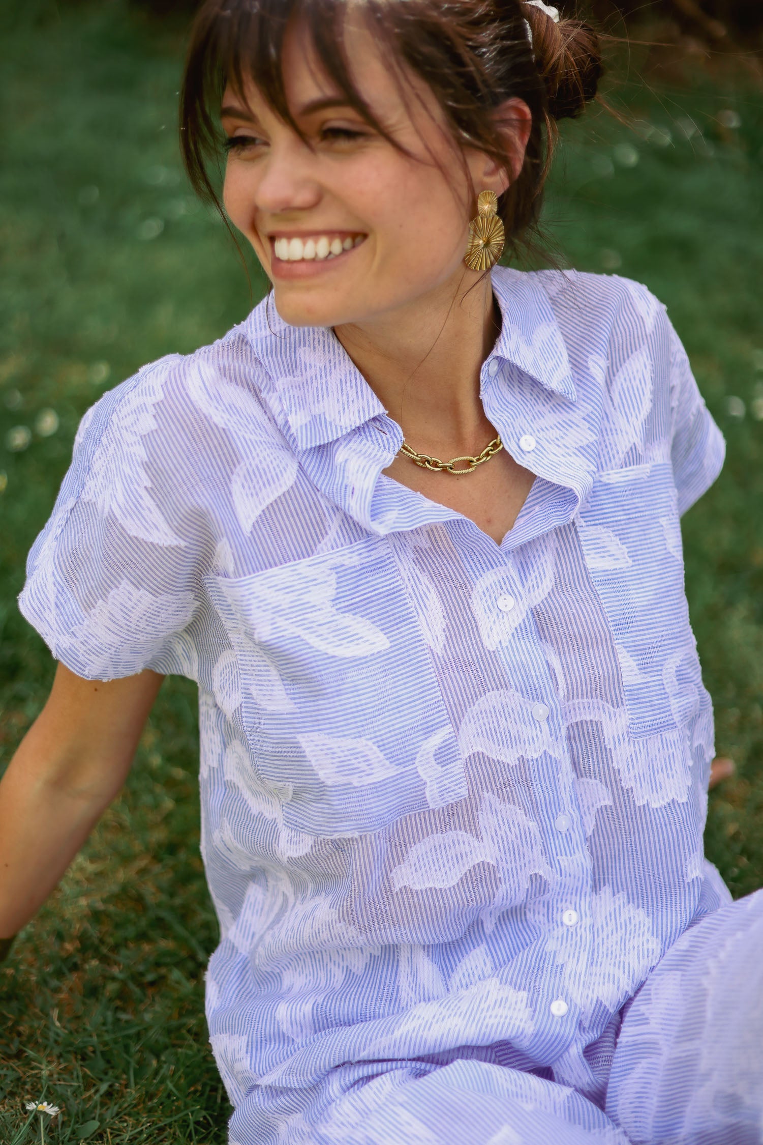 Chemisette jacquard