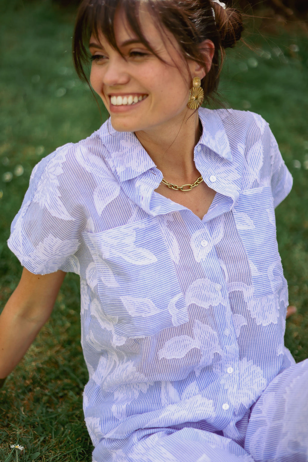 Chemisette jacquard