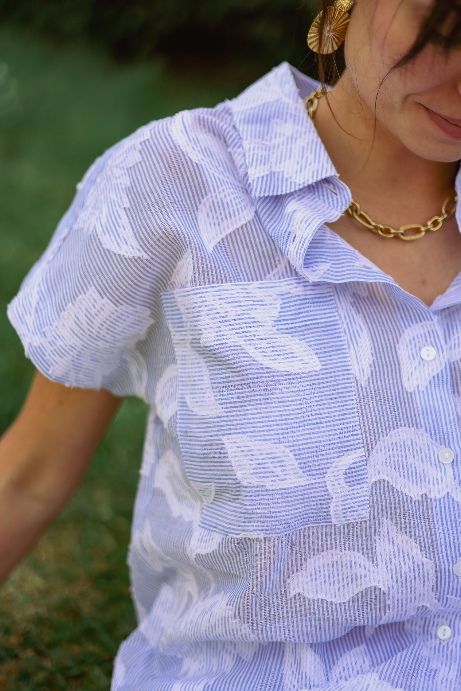 Chemisette jacquard