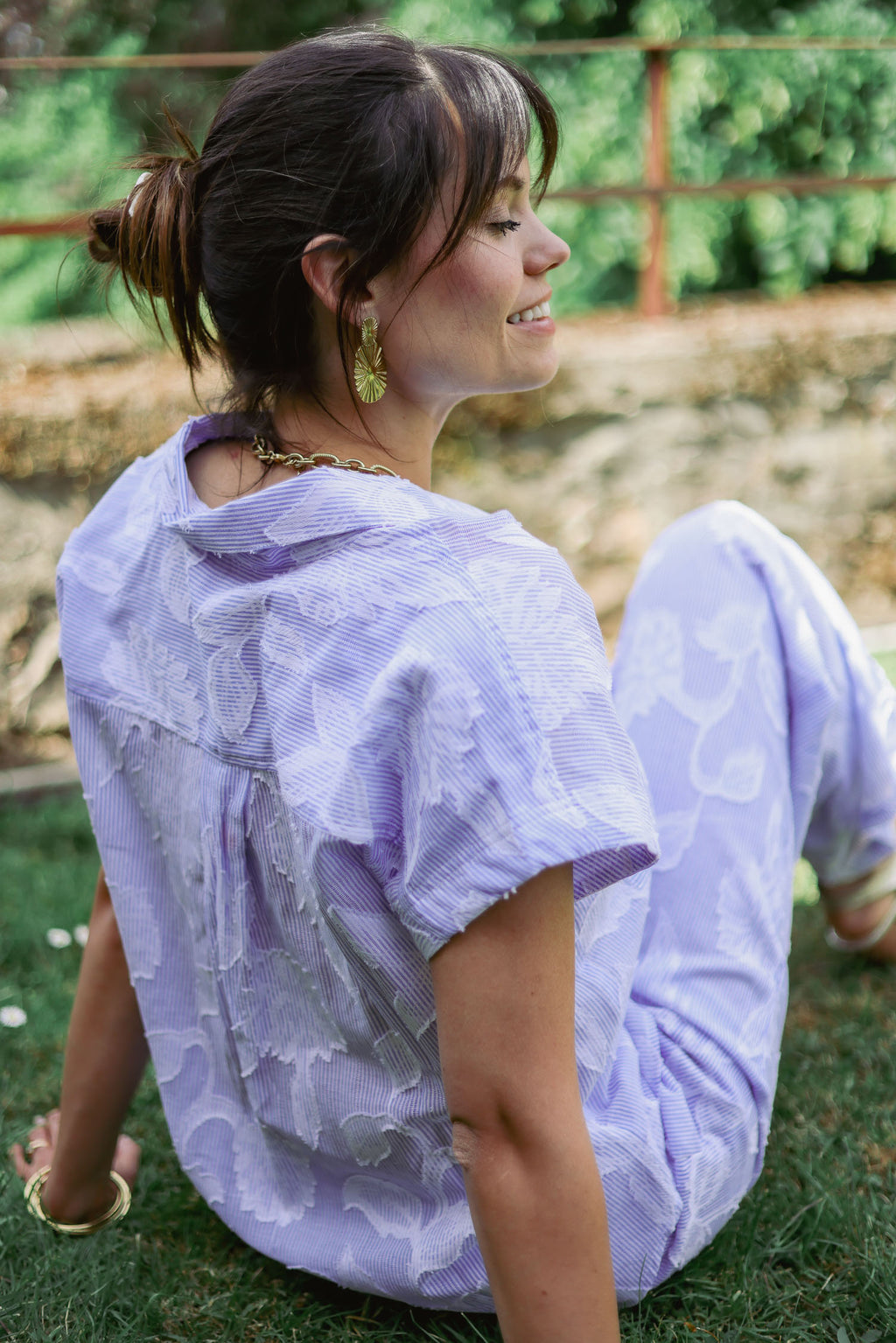 Chemisette jacquard