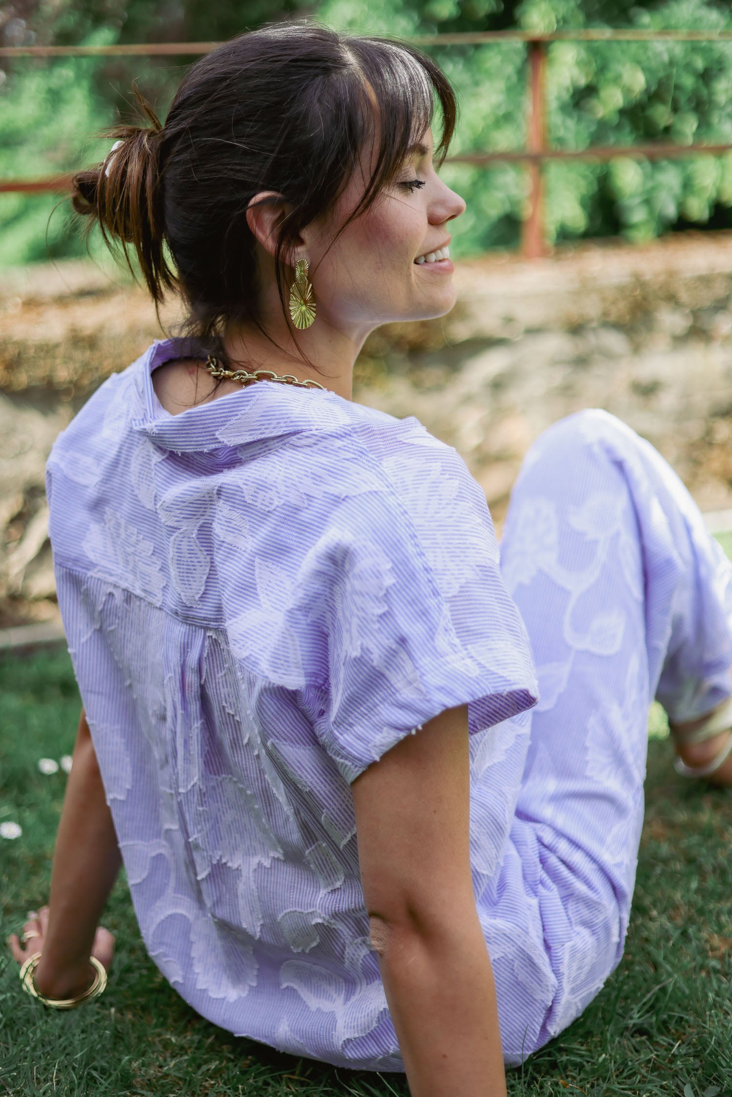 Chemisette jacquard