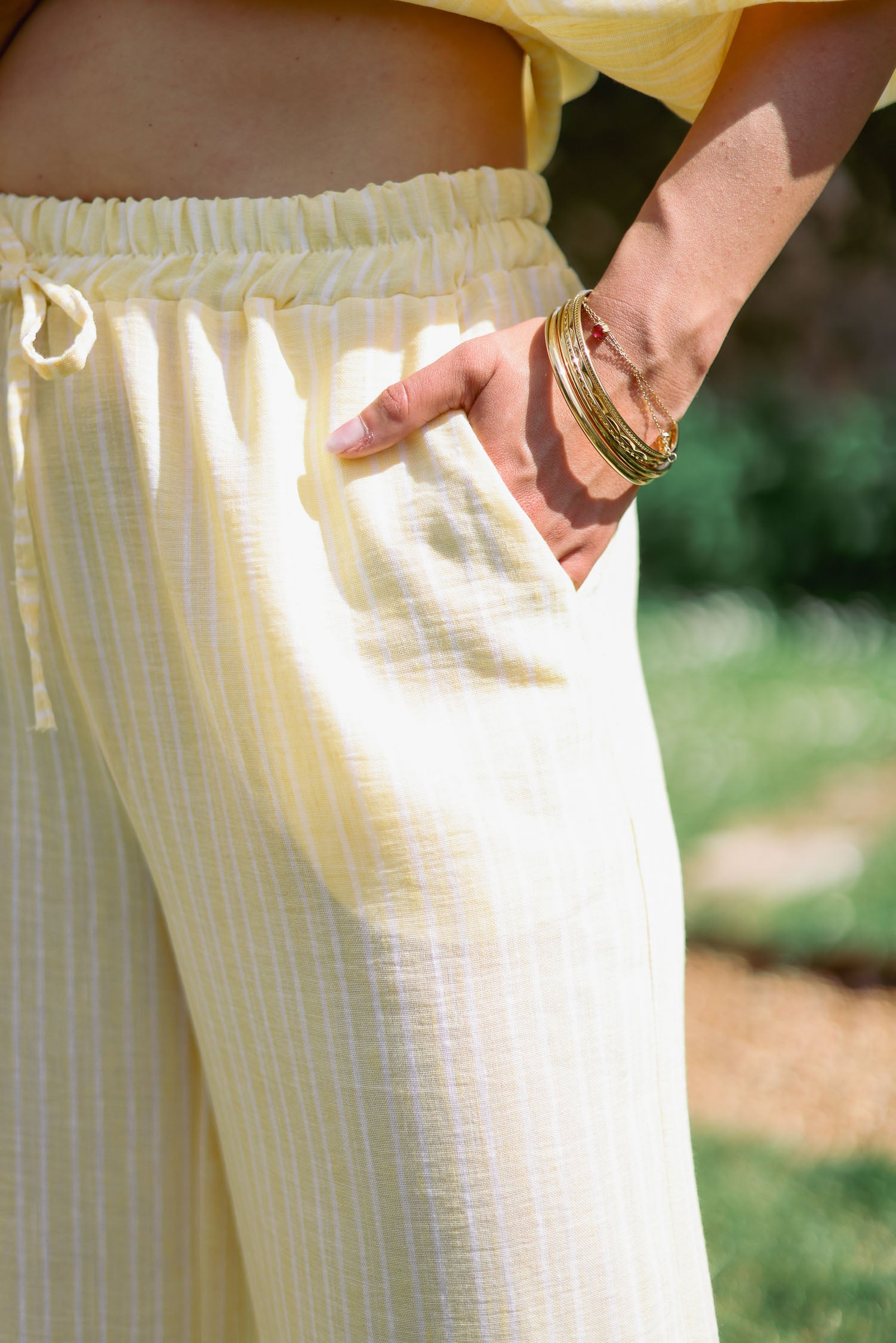 Pantalon rayé