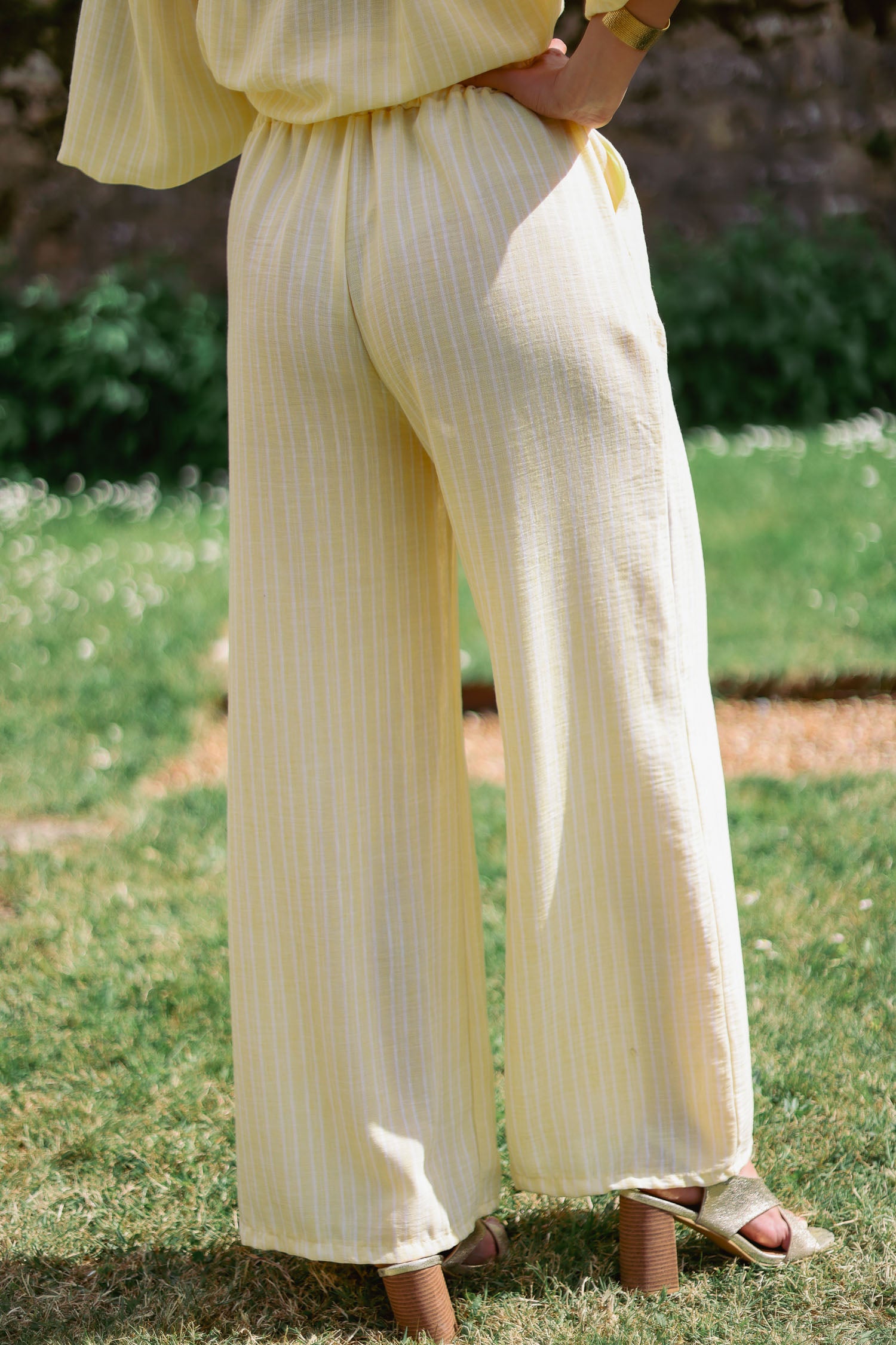 Pantalon rayé