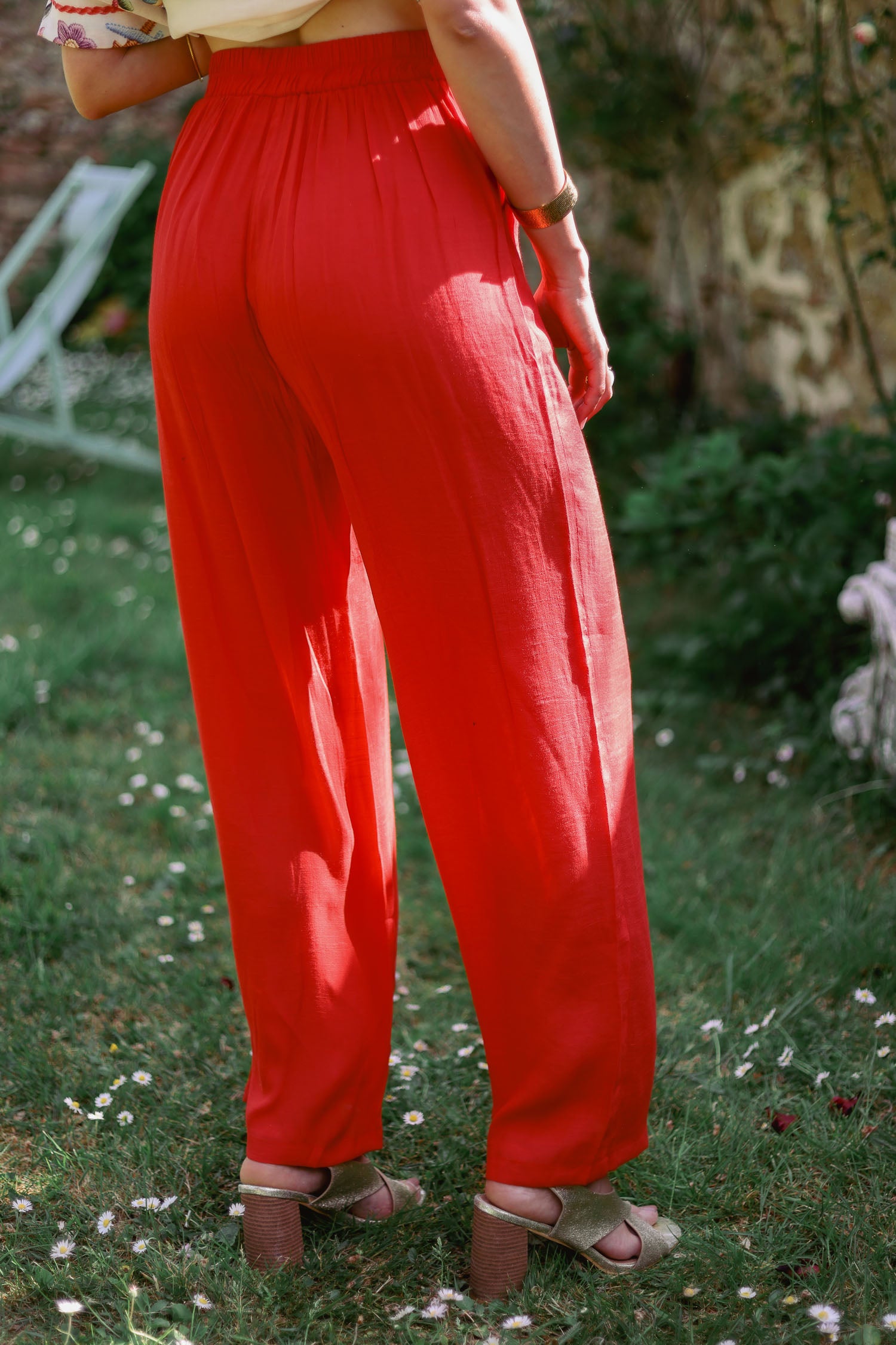 Pantalon fluide uni