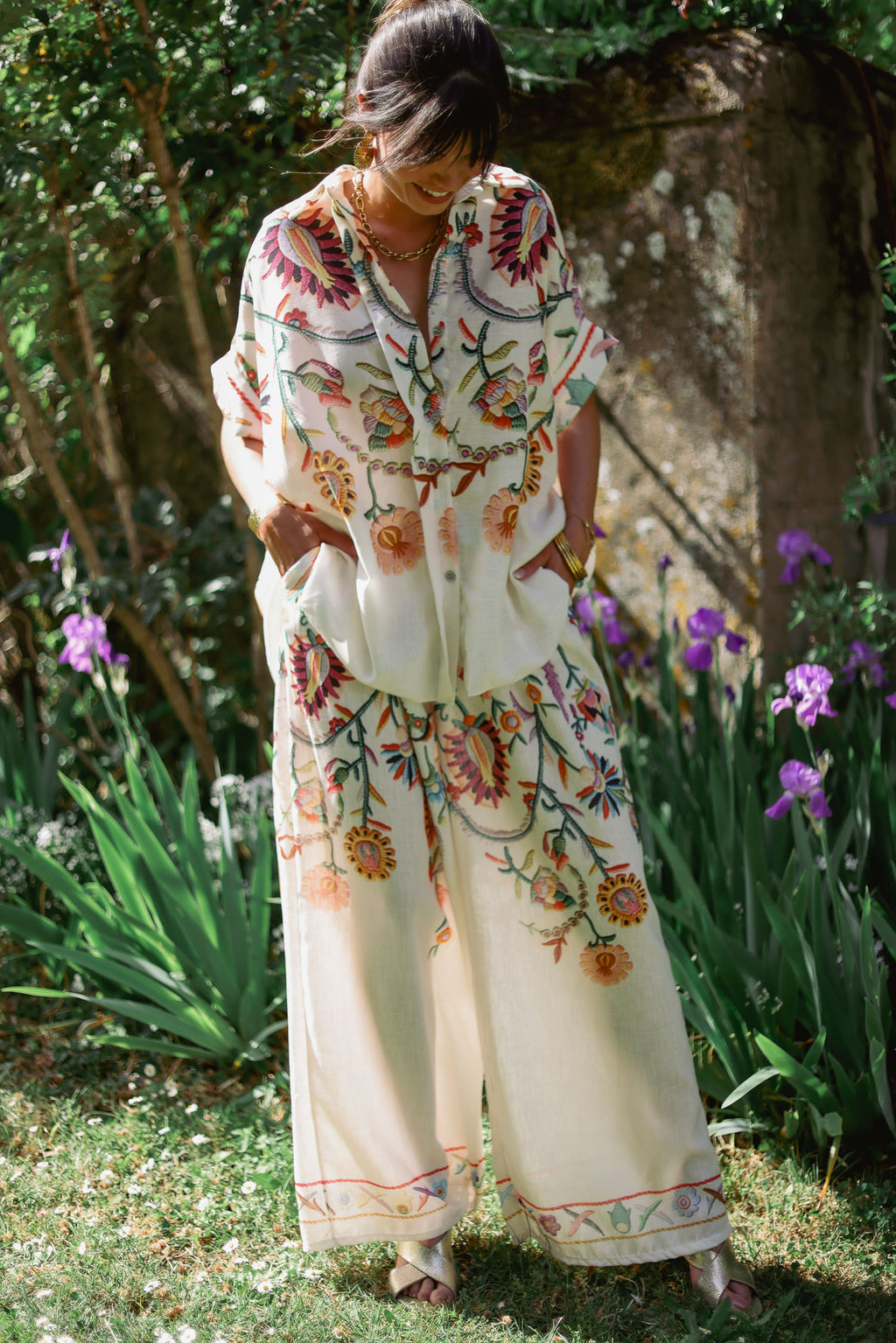 Chemise imprimé floral