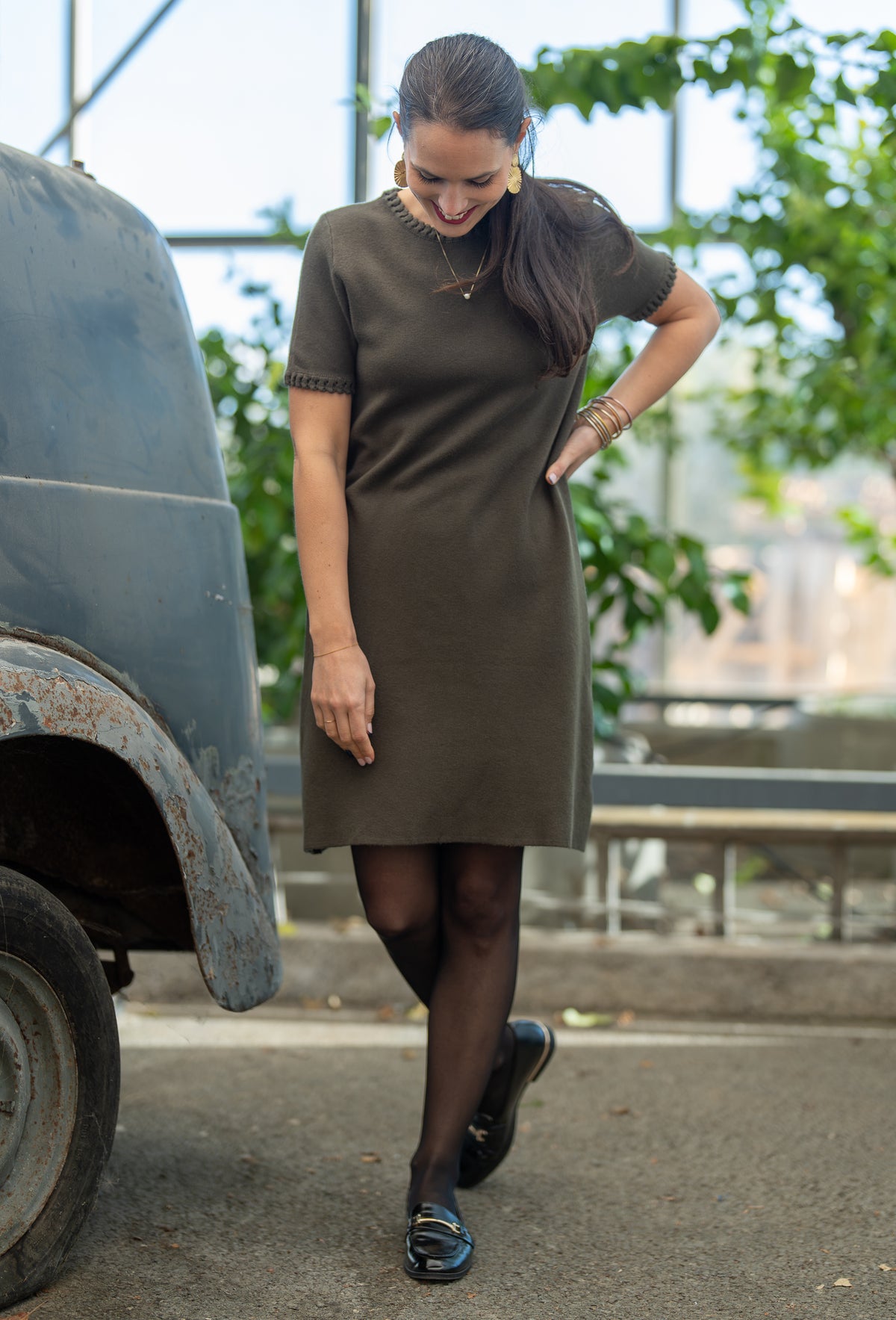 Robe en maille
