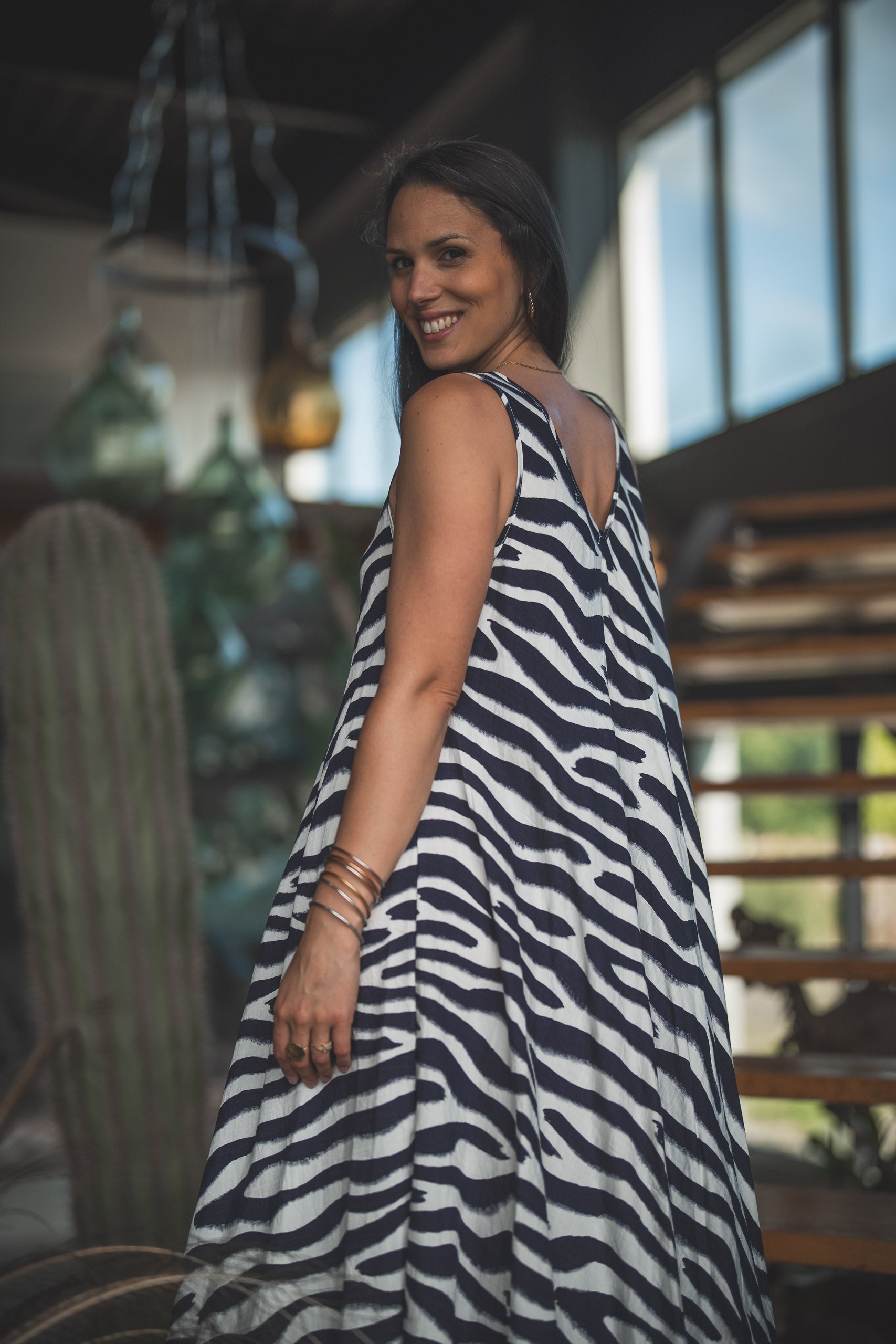 Robe zébrée