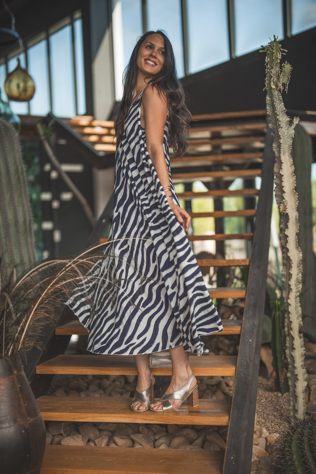 Robe zébrée