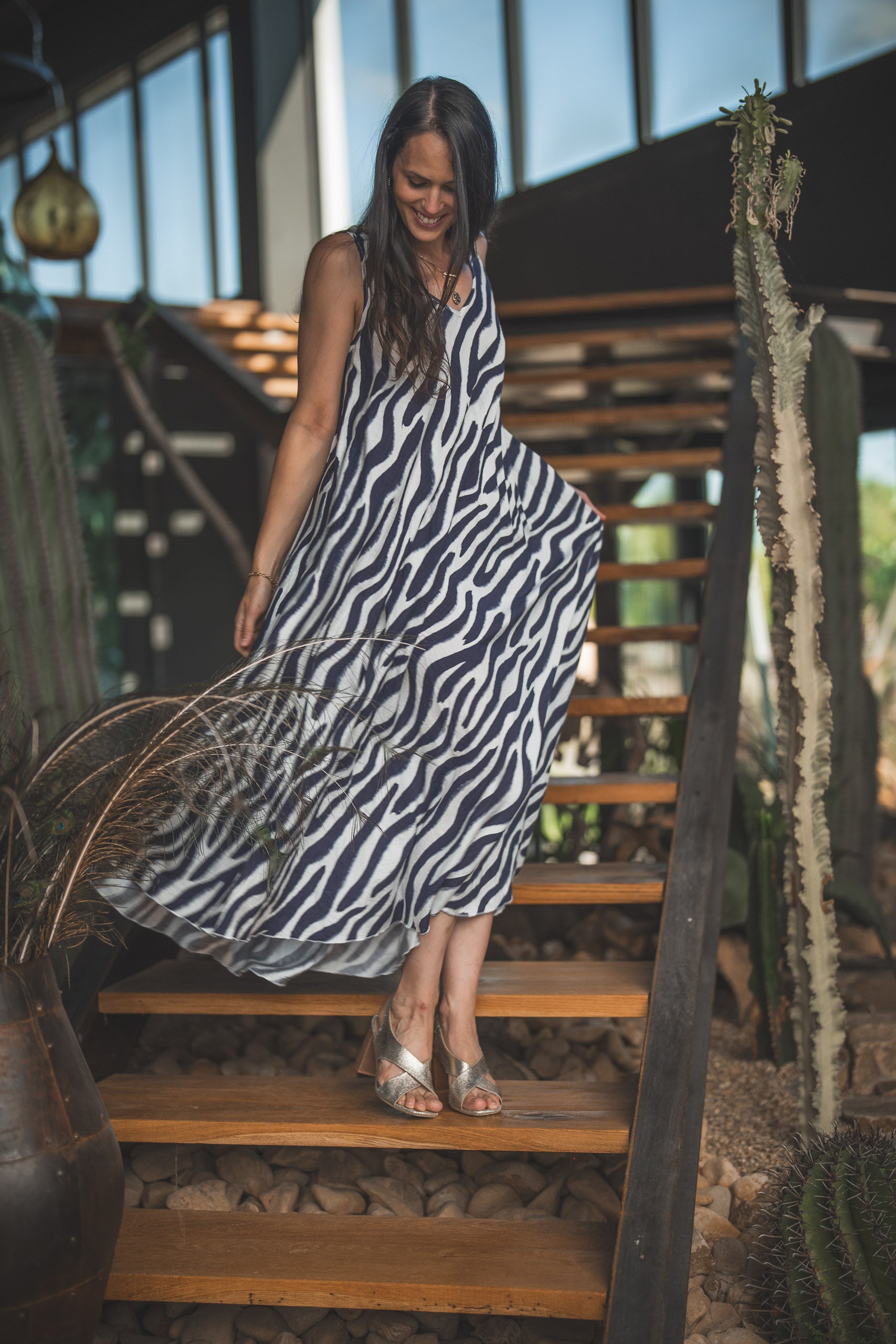 Robe zébrée