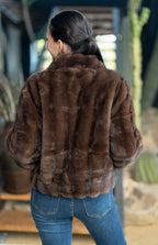 Manteau fourrure court