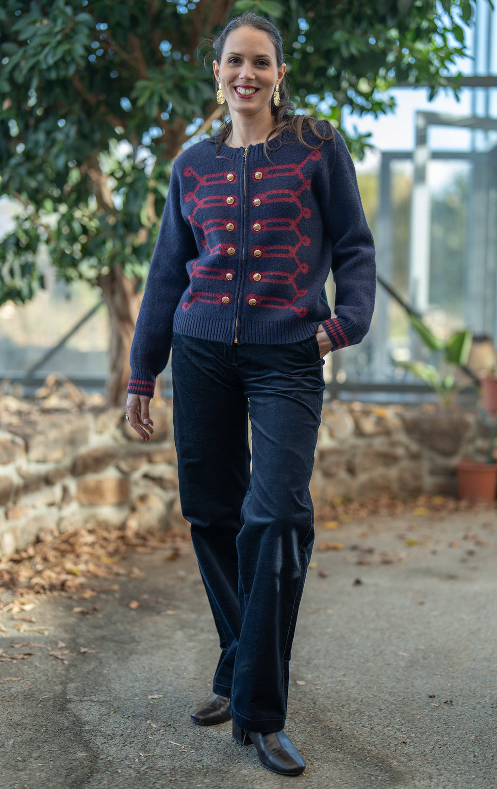 Veste zippée armée