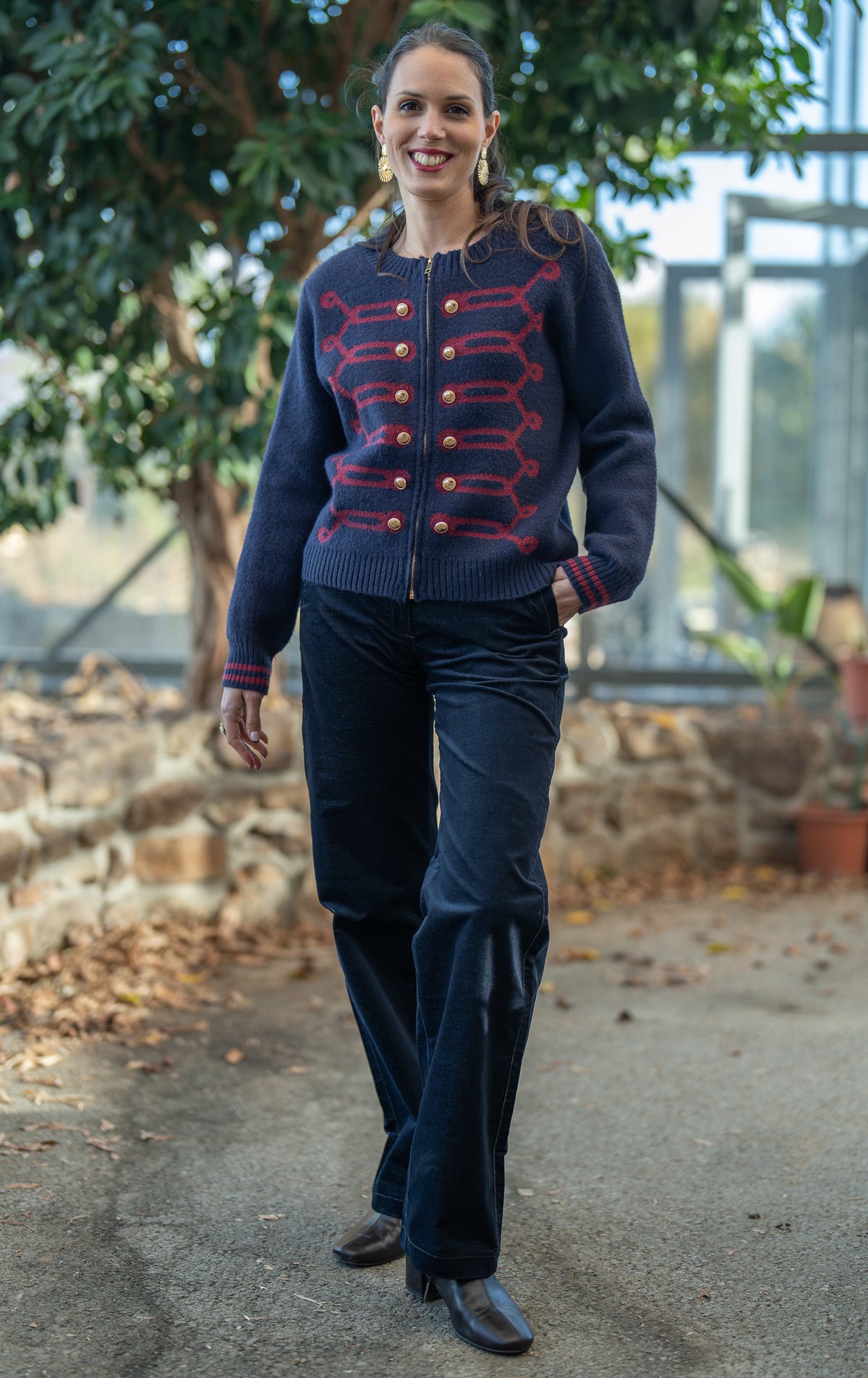 Veste zippée armée