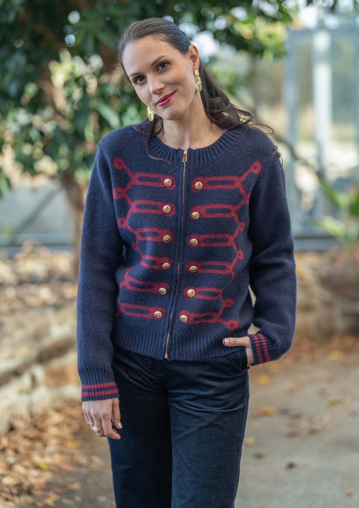 Veste zippée armée